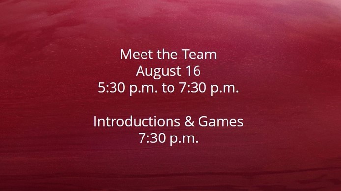 Meet The Team - Aug 16