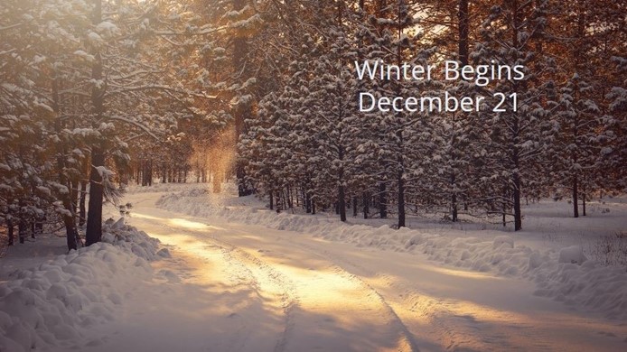 Winter Begins Dec 21