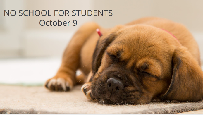 no school october 9